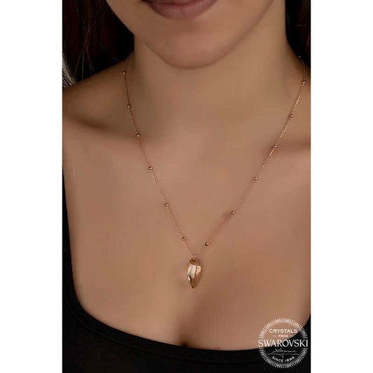 Rose Necklace – 925 Sterling Silver – Swarovski®