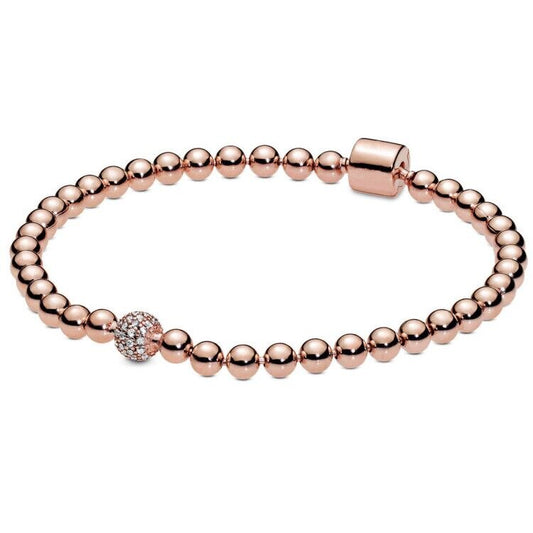 Kristalltraum – 925 Sterling Silber Armband mit Rosegold & Kristallen