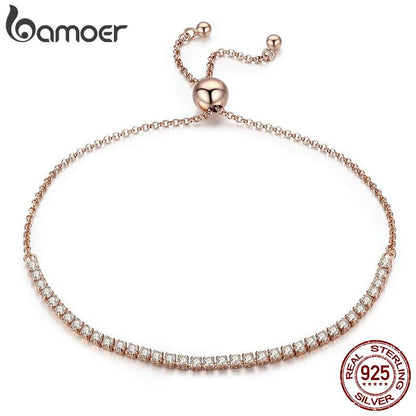 Bamoer Bracelet – 925 Sterling Silver – Cubic Zirconia