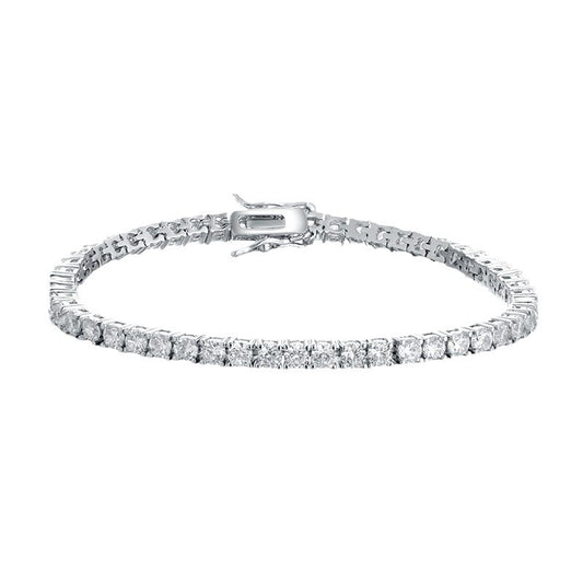 Sternenband Armband – 925 Sterling Silber – Cubic Zirkonia
