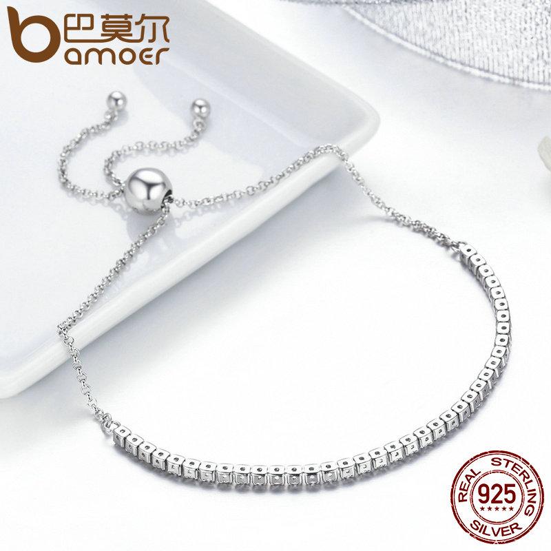 Bamoer Bracelet – 925 Sterling Silver – Cubic Zirconia