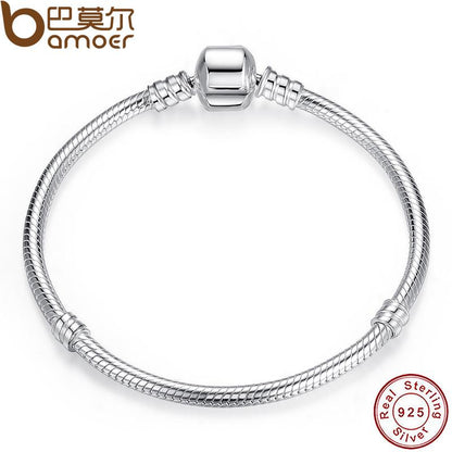 Bamoer Snake Chain Armband – 925 Sterling Silber