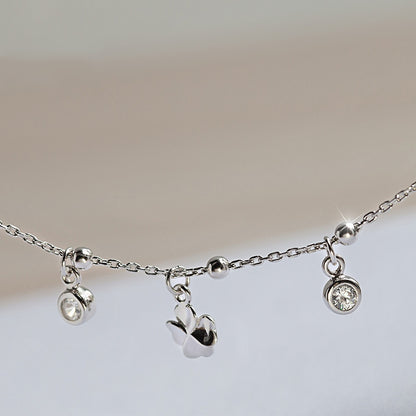 Clover Anklet – 925 Sterling Silver