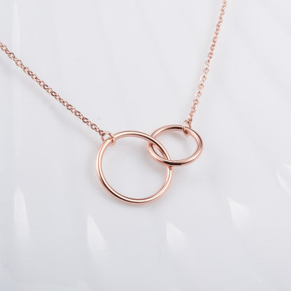 Ewigkeitskreis – 925 Sterling Silber Halskette mit Möbius-Anhänger