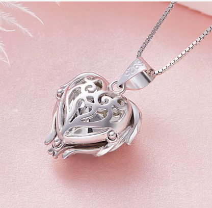 Angel Heart Halskette – 925 Sterling Silber – Swarovski® Kristall (Cdyle)