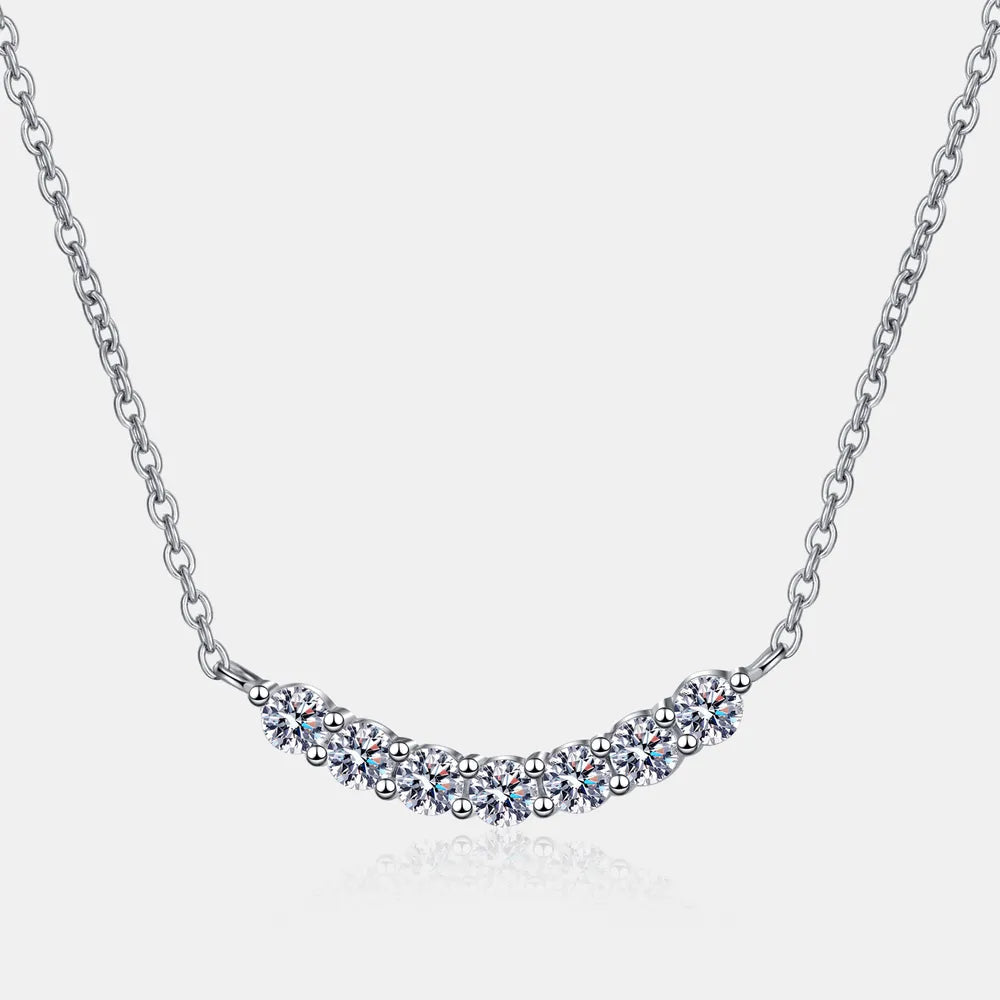 Touch of Stars Necklace – 925 Sterling Silver – 1.4 Carat Moissanite 