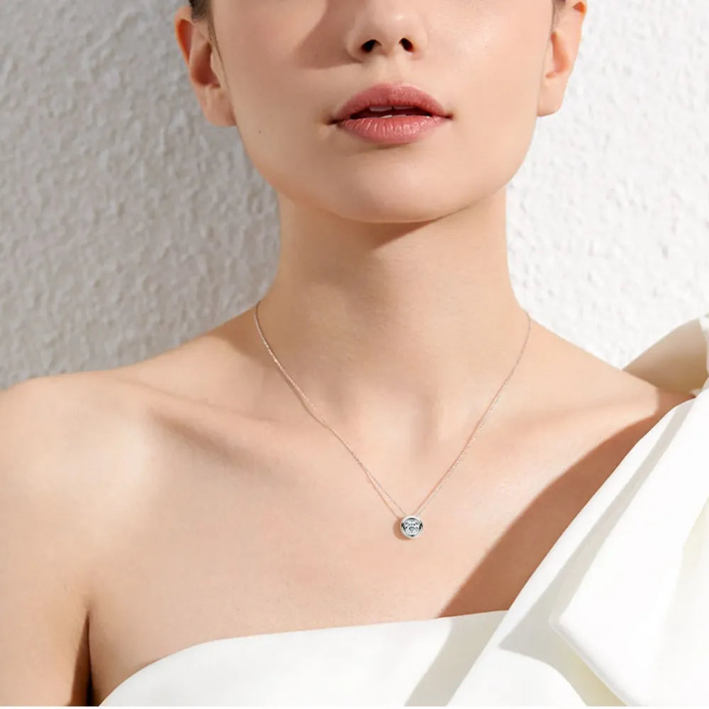 Light Point - 925 Sterling Silver – 1 Carat Moissanite