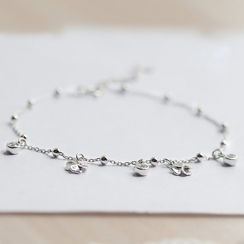 Clover Anklet – 925 Sterling Silver